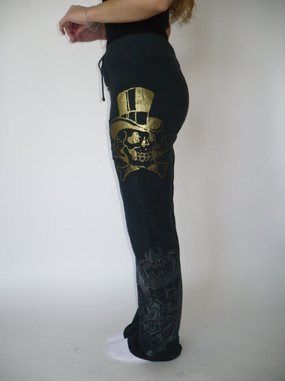Ed Hardy Y2K Flared Graphic Sweatpants