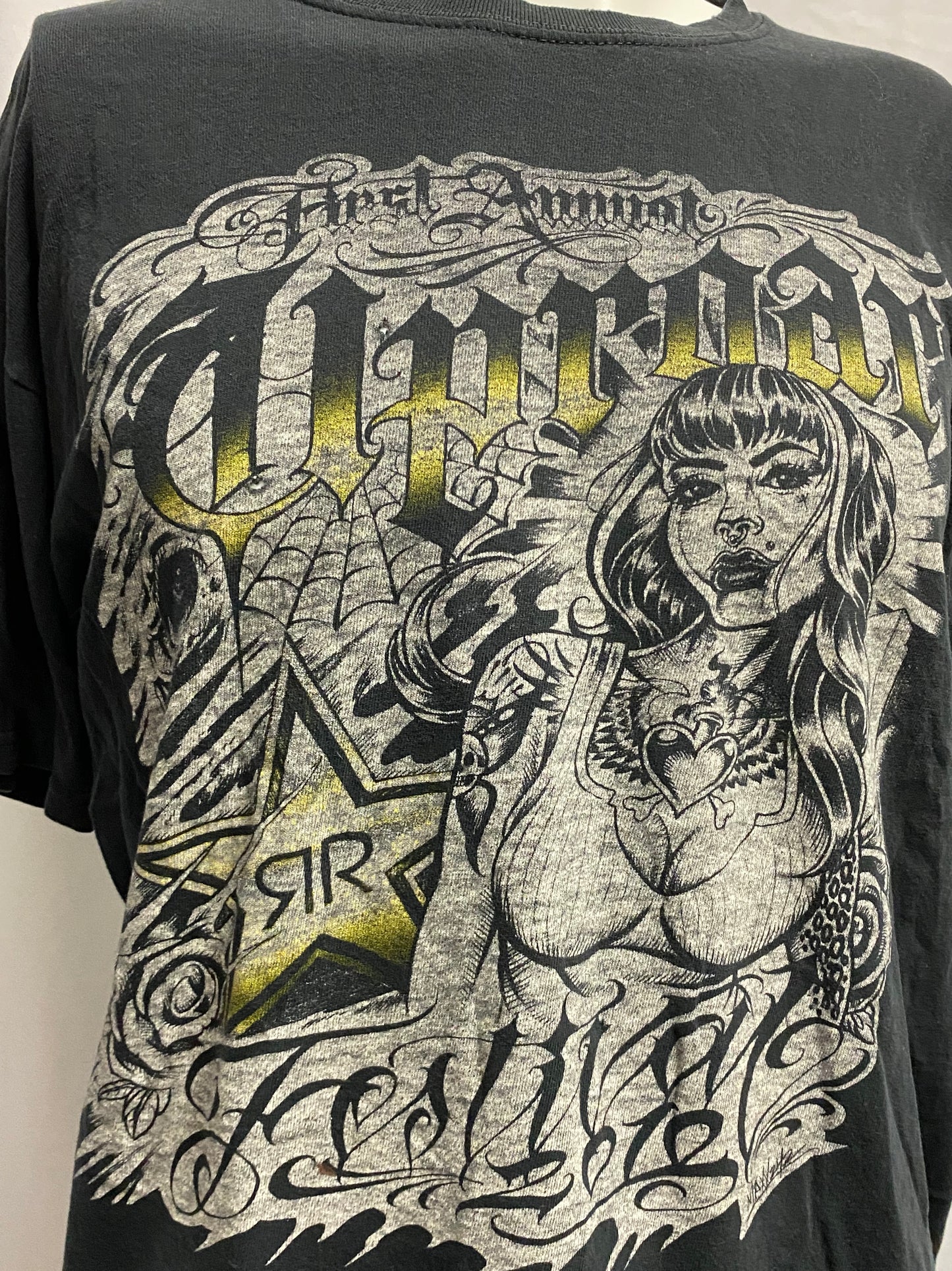 L - Uproar Festival Rockstar Energy Gothic Graphic Tee