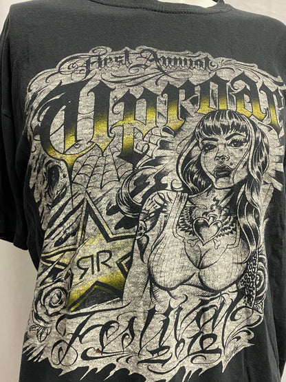 L - Uproar Festival Rockstar Energy Gothic Graphic Tee