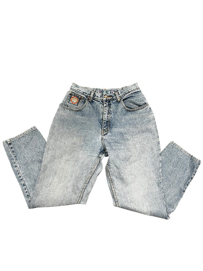 32" - 90s Gasoline Flower Patch Jeans