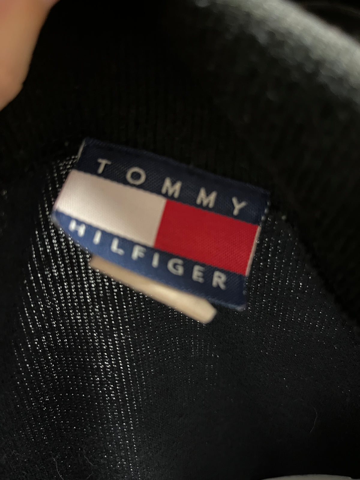 L - Tommy Hilfiger 90s Ribbed Polo Tee