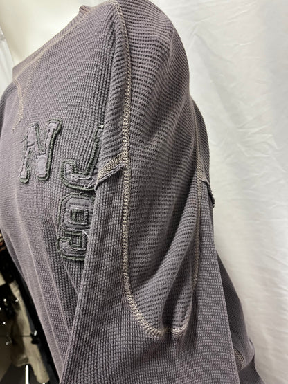 M - Nautica Jeans Y2K Grey Applique Thermal