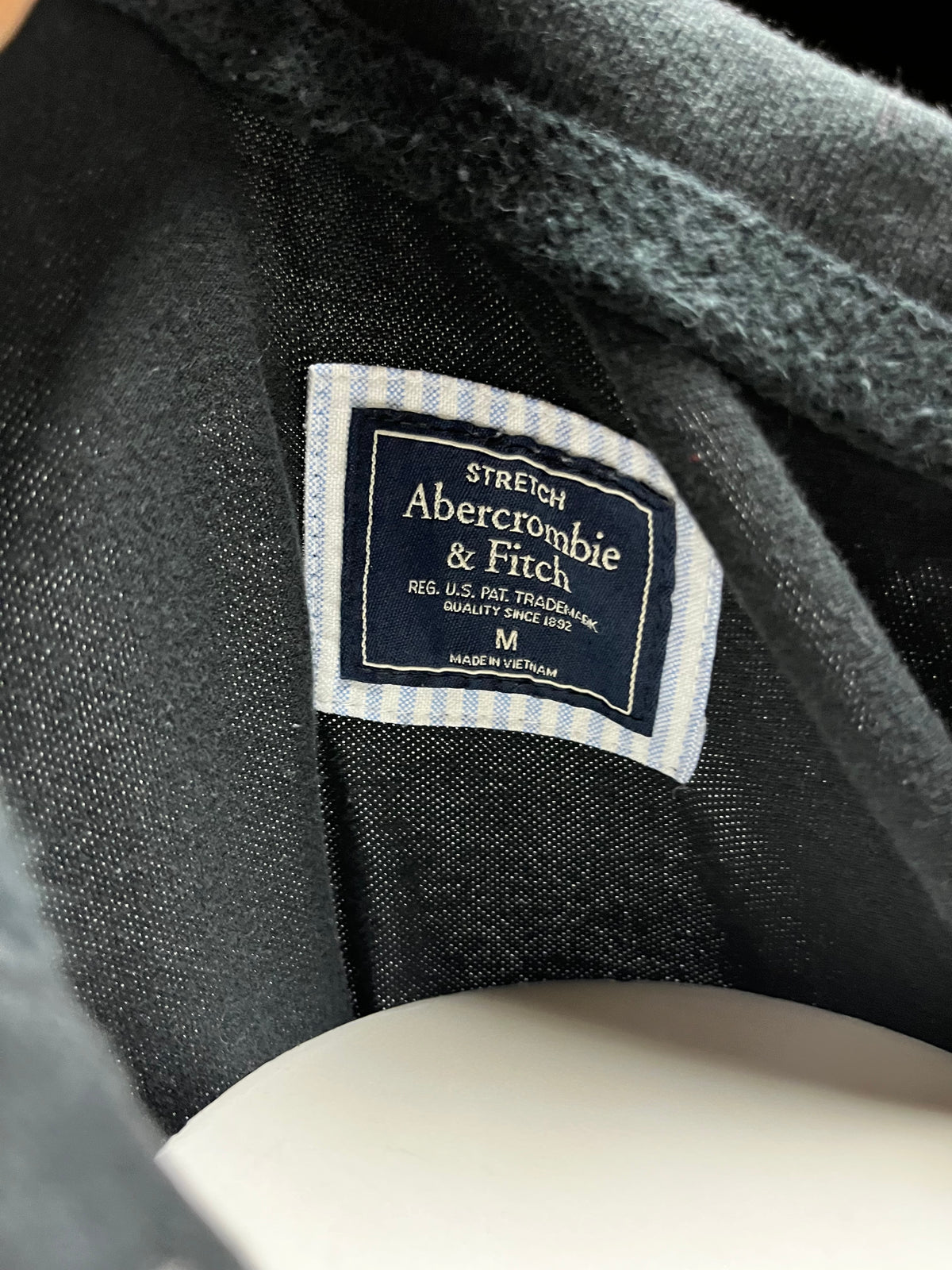 M - Abercrombie & Fitch Y2K Black Men's Polo Tee