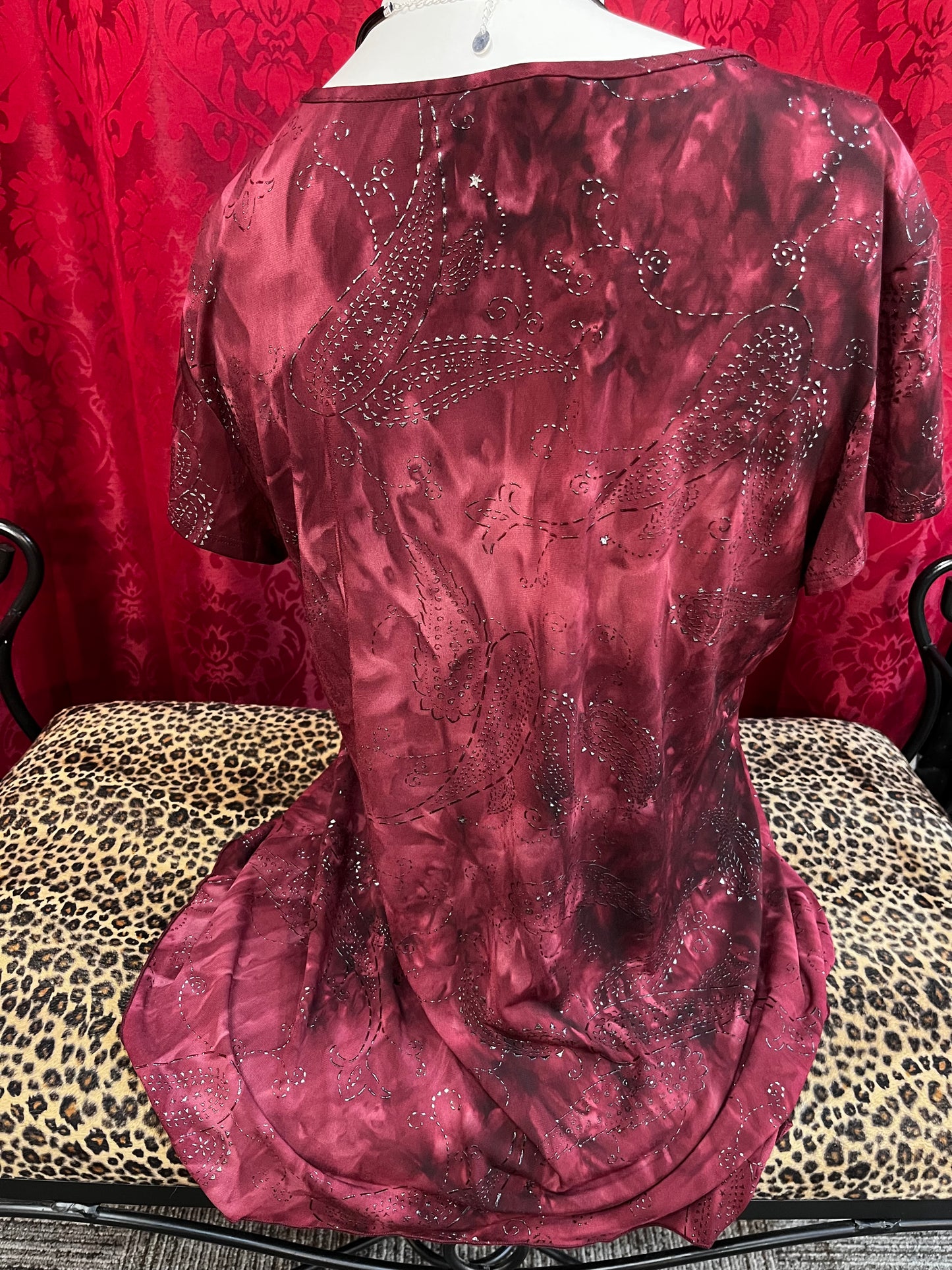 XL - Y2K Mariposa Knot Top