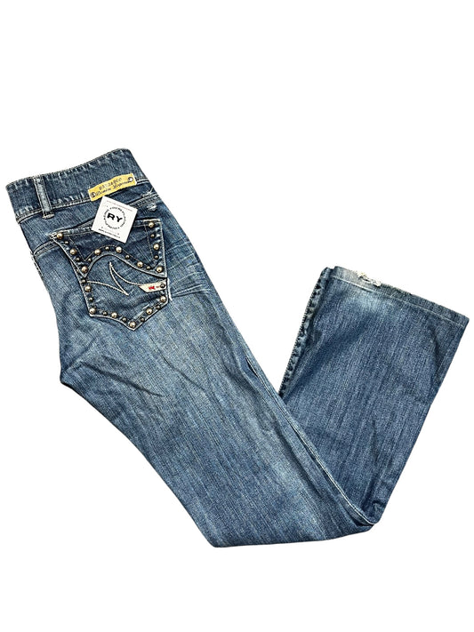 28 x 30" - 2000s Parasuco Stud Detail Low Rise Flares
