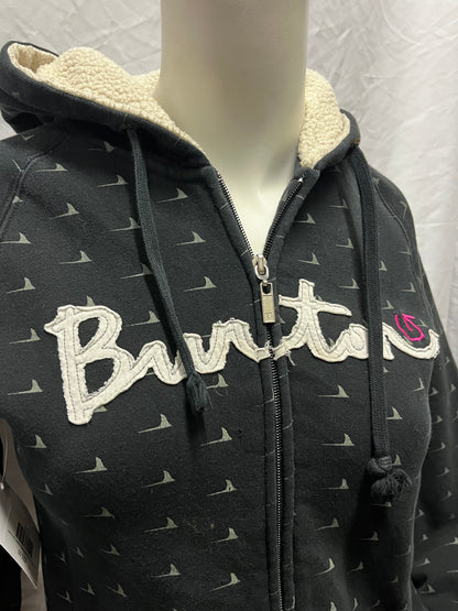 S - Burton Snowboards 2000s Graphic Zip Hoodie