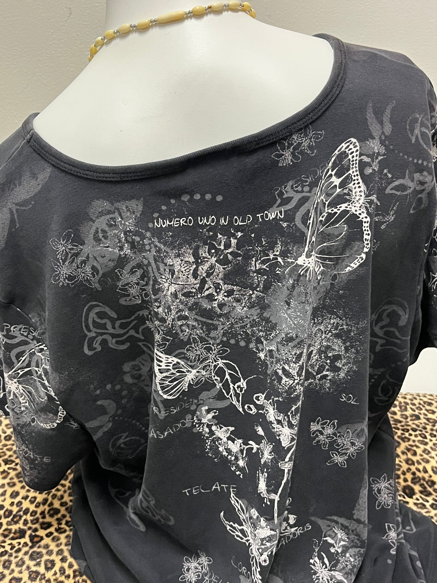 XXL - Cantina Rhinestone Graphic Top