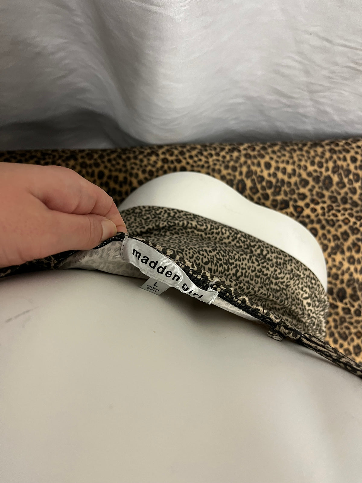 L - Madden Girl Leopard Print Cami Top