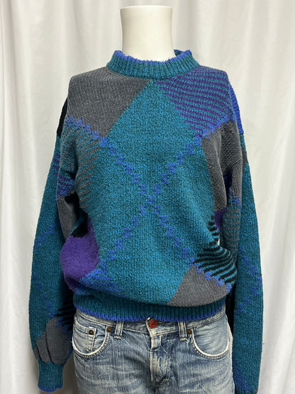 M - Colours by Alexander Julian Patterned Knit Sweater