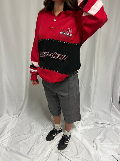 XL - Skidoo 1999 Tour Sales Team Collared Knit