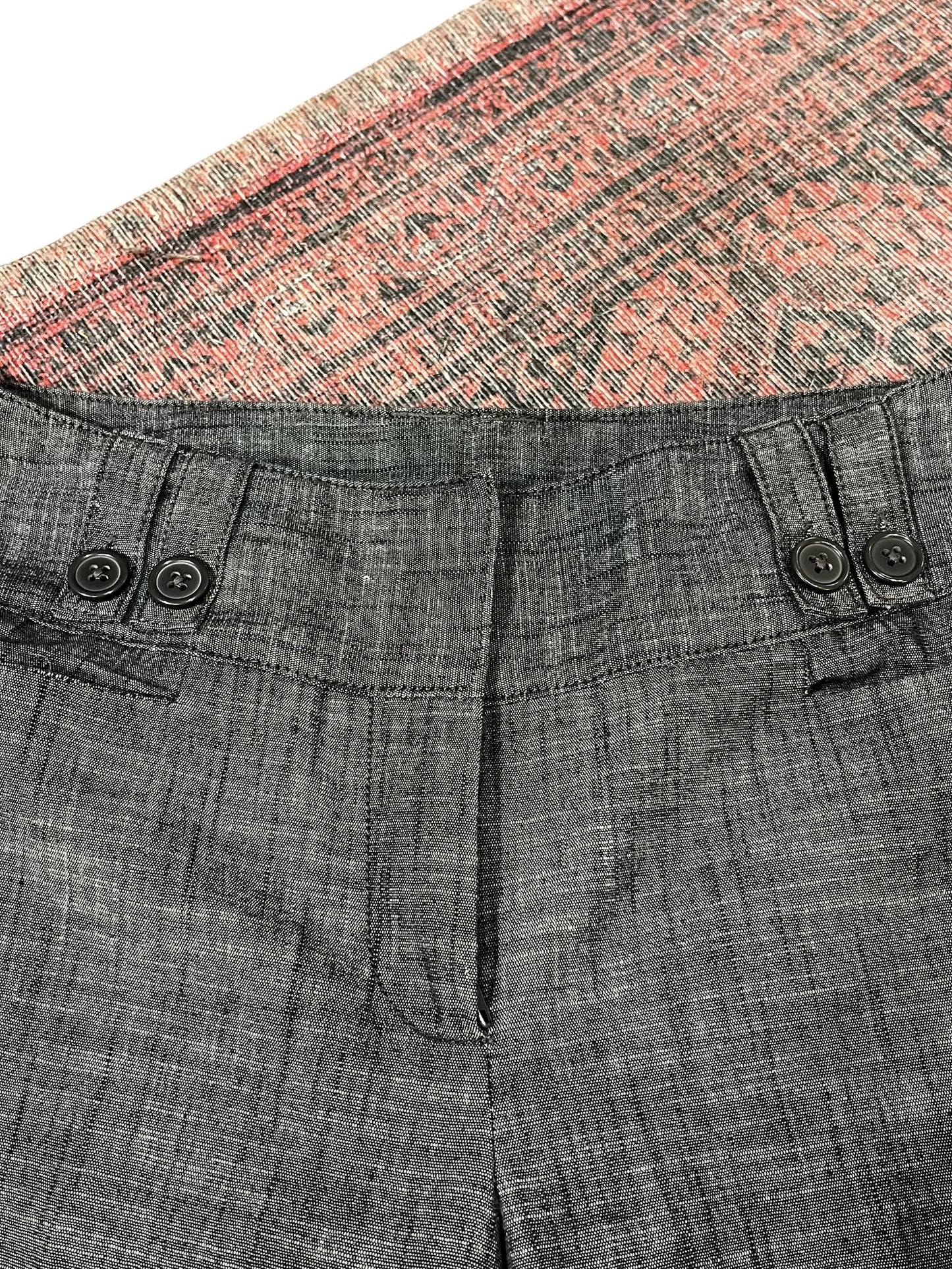 SZ 4 - Cleo 2000s Trouser Capri Pants