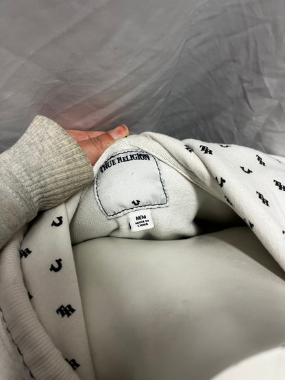 M/L - True Religion Contrast Stitch 2000s Hoodie