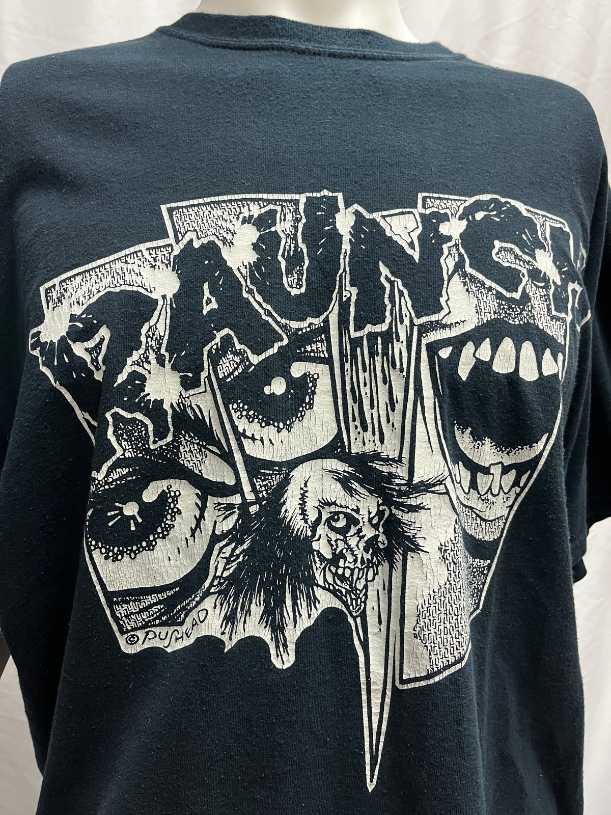 L - Raunch 2000s Black Graphic Tee
