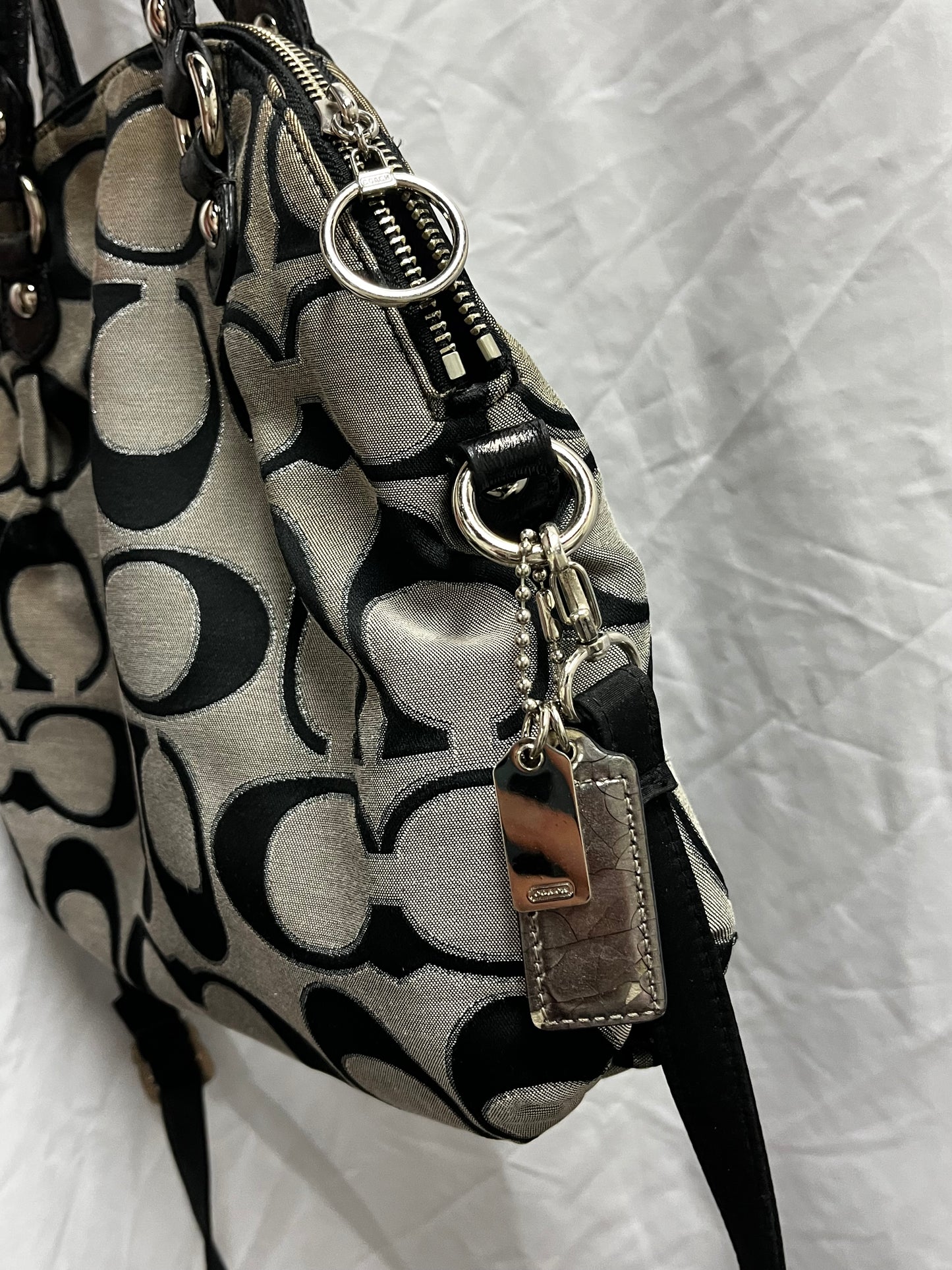 Purse - Coach 2000s Monogram Satin Lined Bag