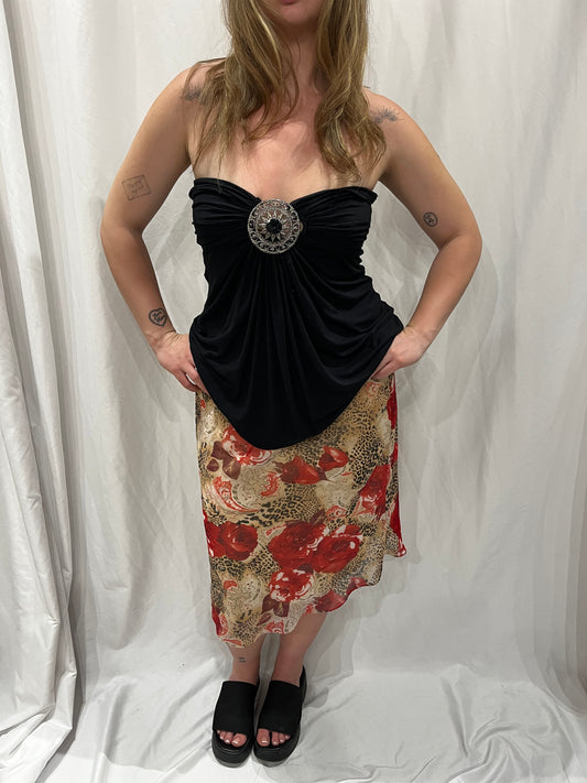M/L - Seduction Y2K Pendant Tube Top