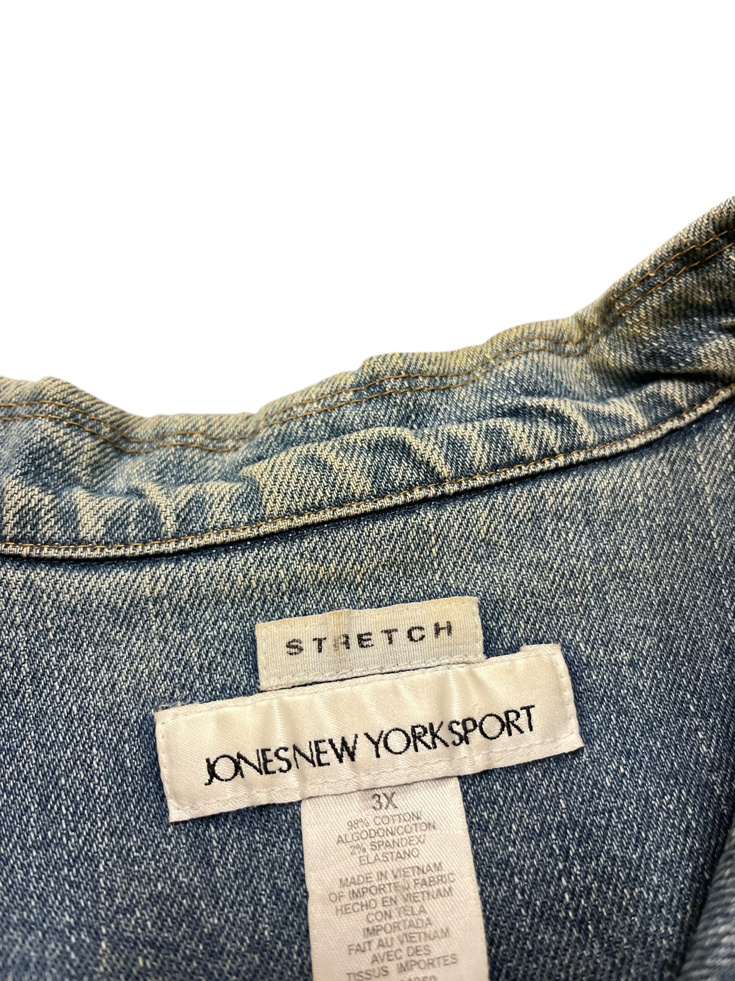XL - Jones NY Boxy Denim Jacket