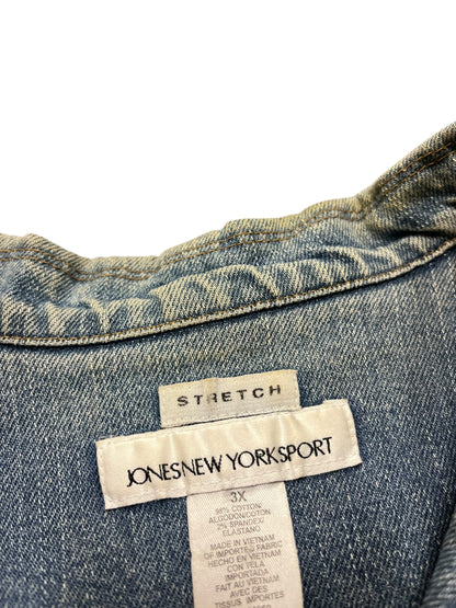 XL - Jones NY Boxy Denim Jacket