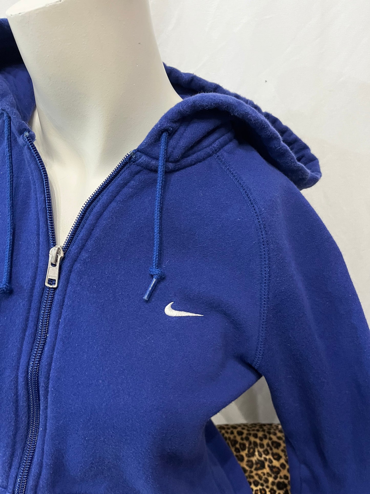 L - Nike Blue Swoosh Zip Hoodie