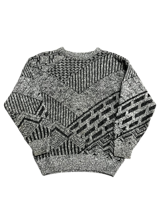 M - Silana 80s Textured Knit Sweater