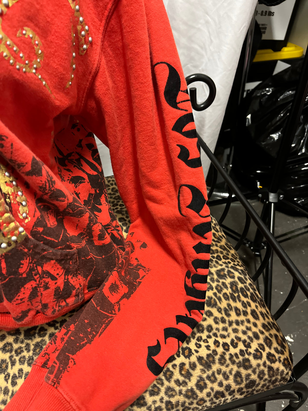 S - Y2K SMET Christian Audigier AOP Graphic Zip Hoodie