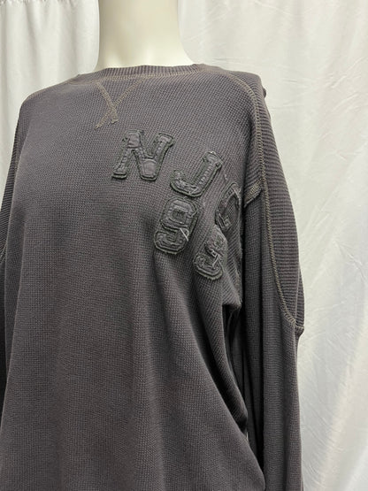 M - Nautica Jeans Y2K Grey Applique Thermal