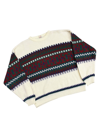 XL - Vintage Made In Korea Knit Sweater