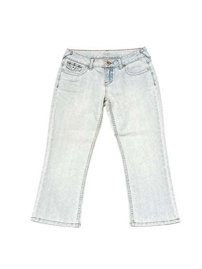 29" - Y2K 725 Light Wash Denim Capri