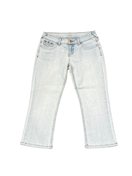 29" - Y2K 725 Light Wash Denim Capri