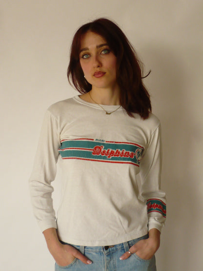 90s Miami Dolphins Graphic Long Sleeve