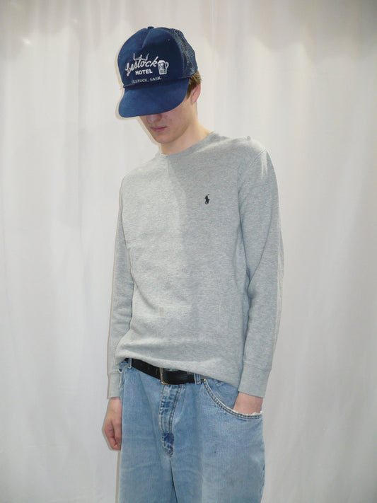 Polo Ralph Lauren Gray Thermal Long Sleeve