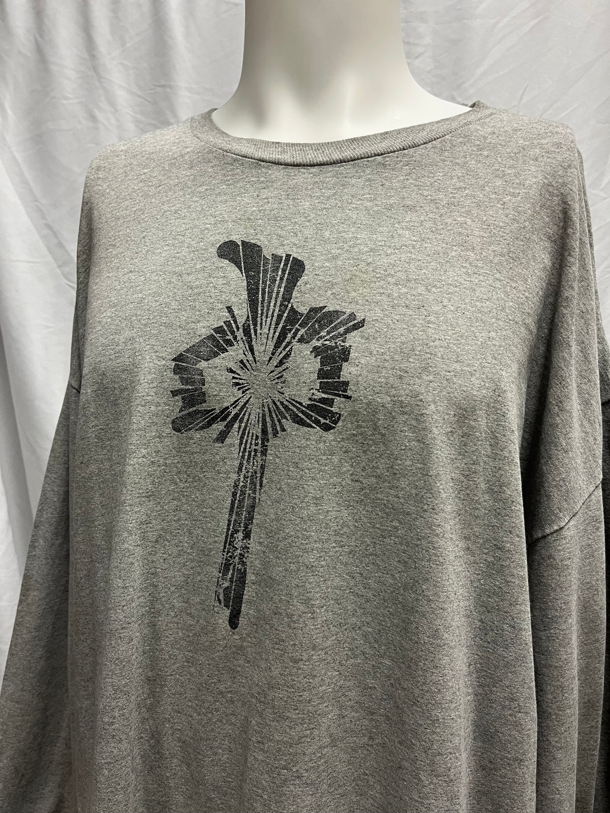 2XL - Red Dragon 2000s Logo Long Sleeve Tee