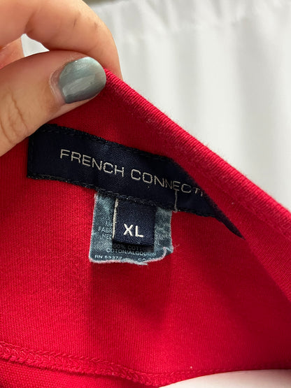 XL - FCUK 2000s Shoulder Graphic Tee