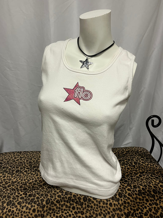 M - FLO Y2K Star Graphic Top