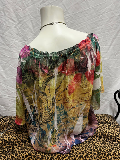 XL - Simply Irresistible Sheer Fairy Tie Blouse
