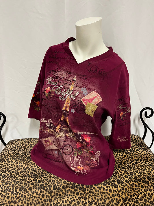 XL - Tour Eiffel Graphic Top