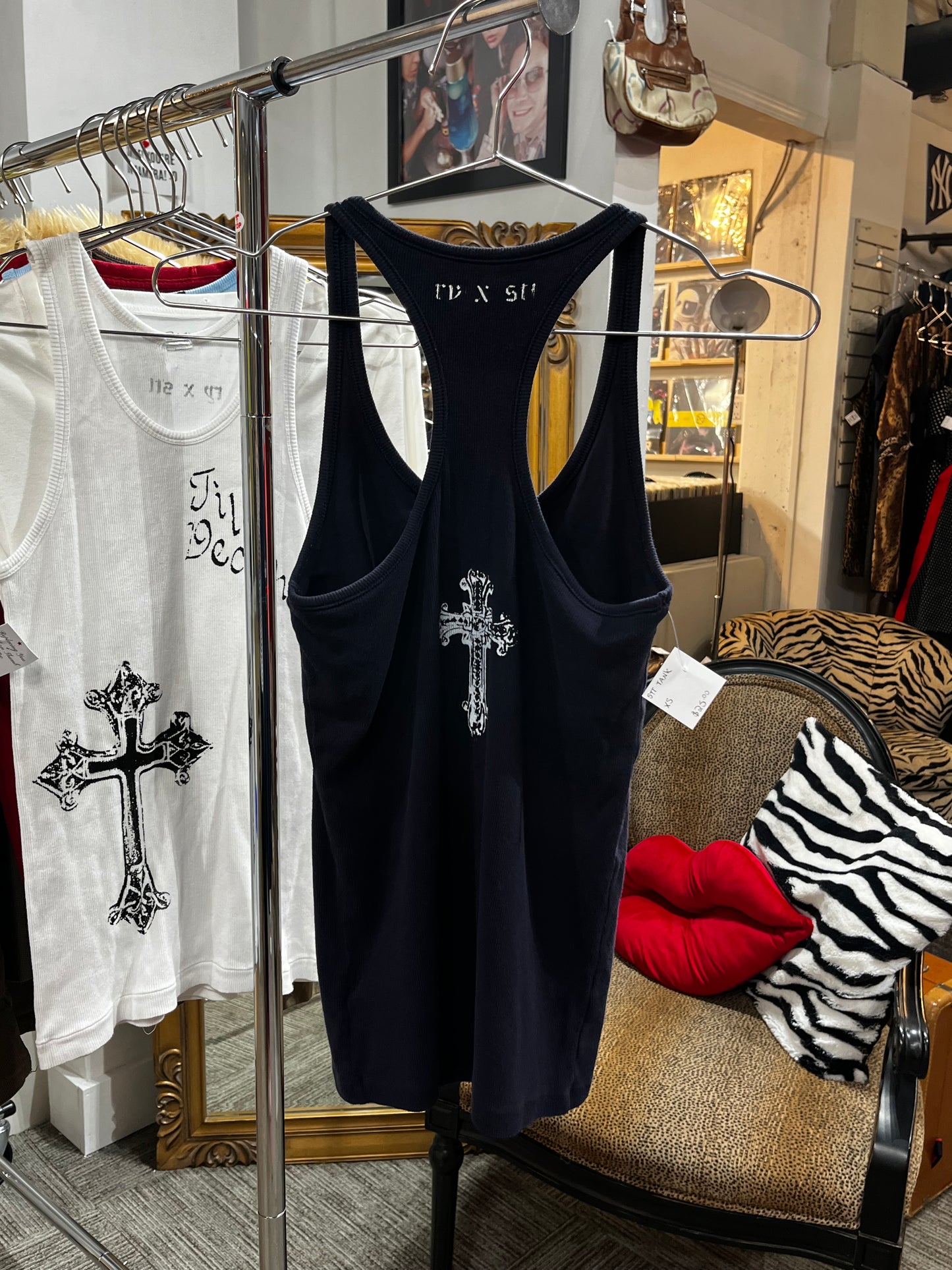 XS - RY x STT Navy Blue Tank