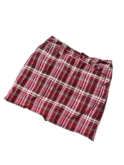 30" - St. John's Bay Y2K Plaid Mini Skort