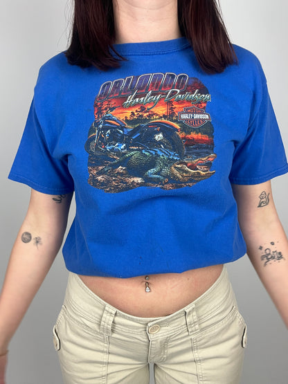 Harley Davidson Orlando Blue Baby Tee