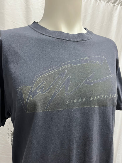 L - 2000s Faded Grey Graphic Tee