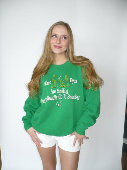 Irish Eyes Vintage Sweatshirt