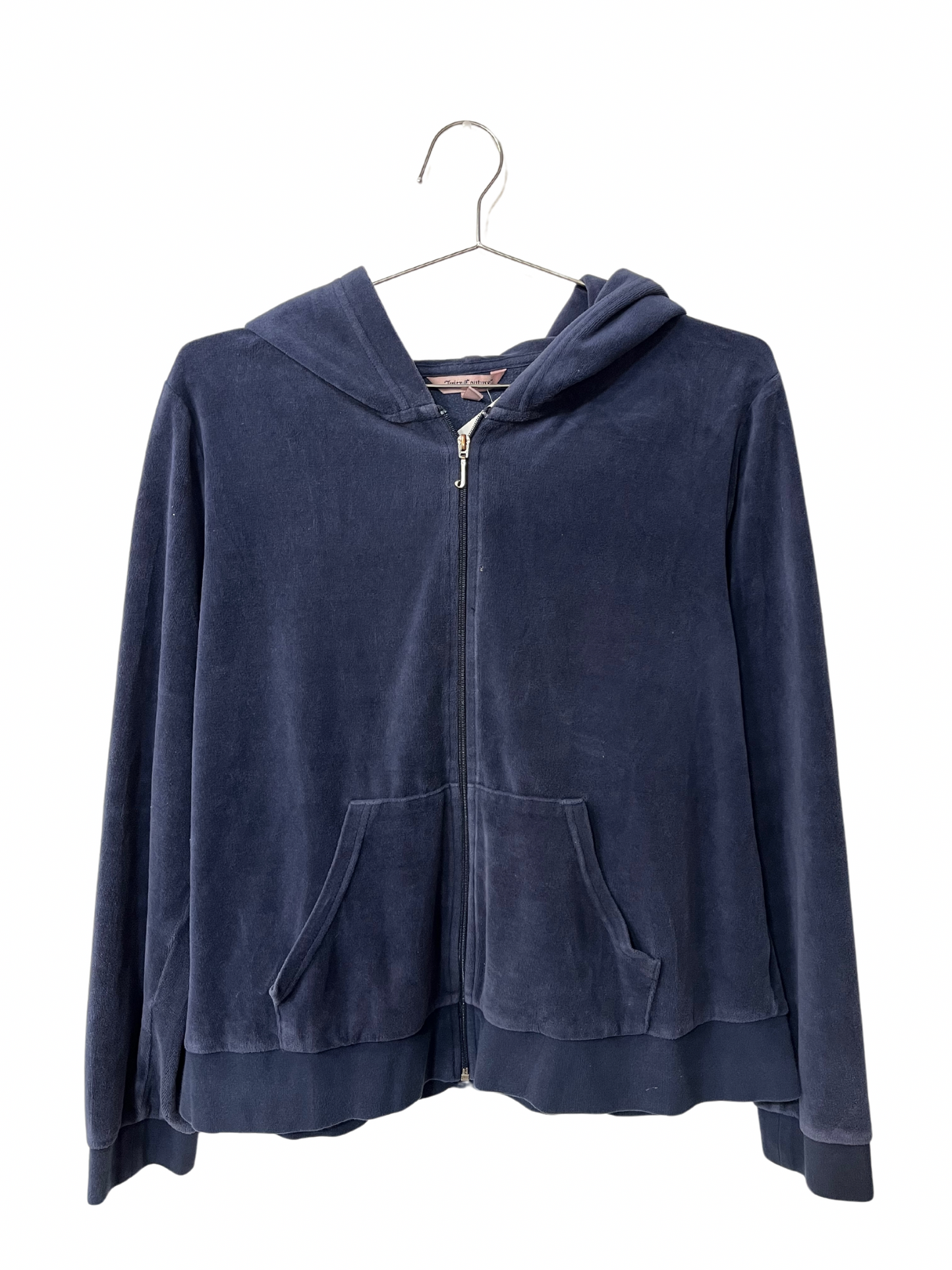 Juicy Couture Y2K Blue Velour Zip Hoodie