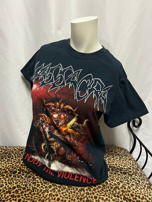 S - Massacra Enjoy The Violence Double Sided Tee