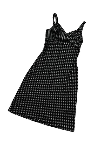 S - Primadonna Y2K Polka Dot Fitted Dress