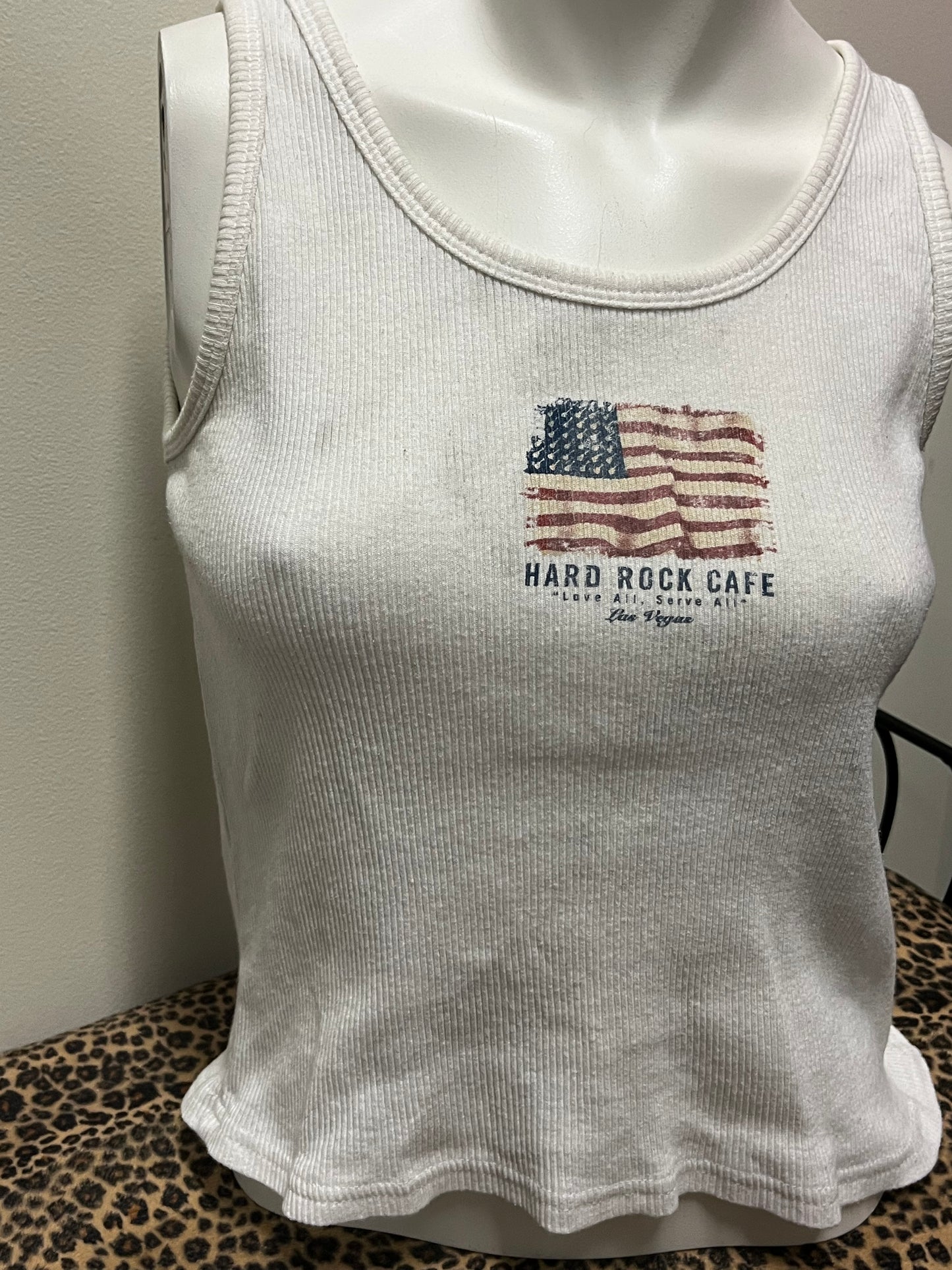 L - Hard Rock Cafe 90s Ribbed Tank Top