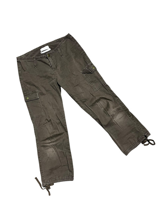 S - Costa Blanca Brown Cargo Capri Pants