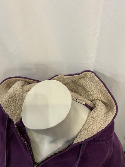 XL - Roxy Y2K Purple Graphic Zip Hoodie