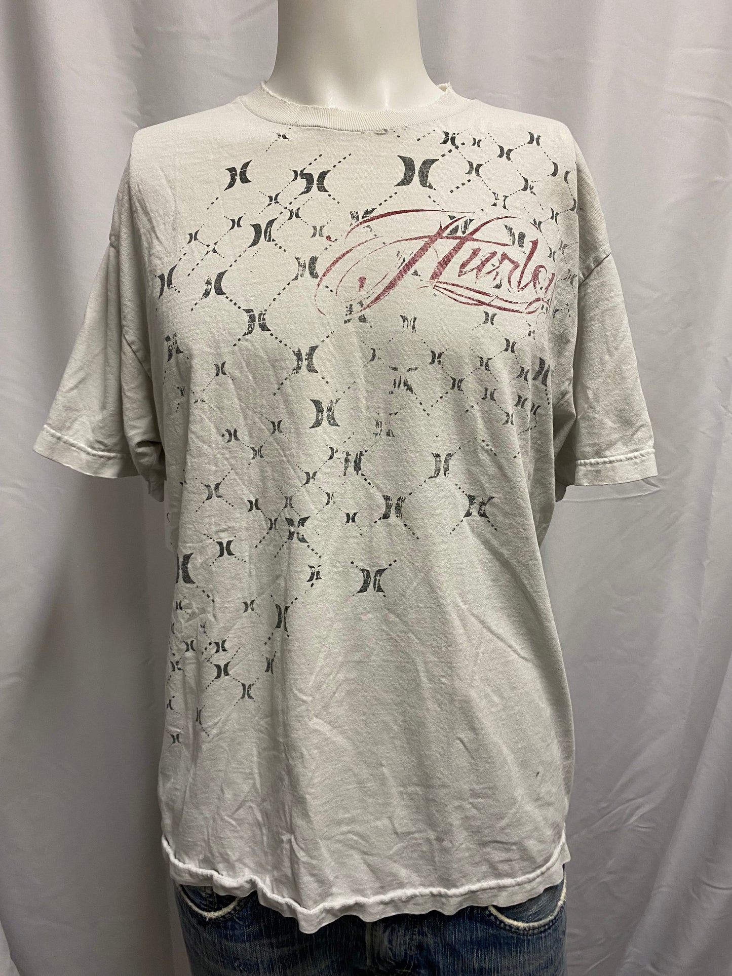 L - Hurley Y2K Gothic Graphic Tee