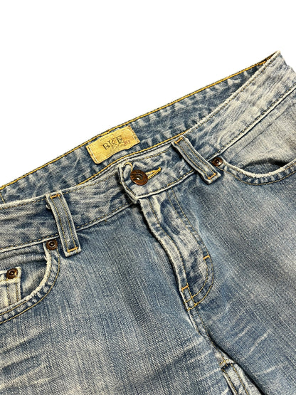 29" - BKE Denim Y2K Low Rise Light Wash Capris