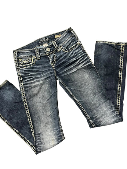 27" - Silver 2000s Slim Bootcut Jean