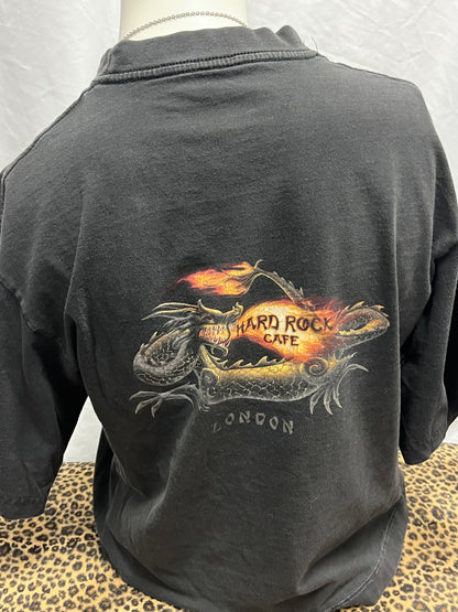 M - Hard Rock London Cropped Graphic Tee